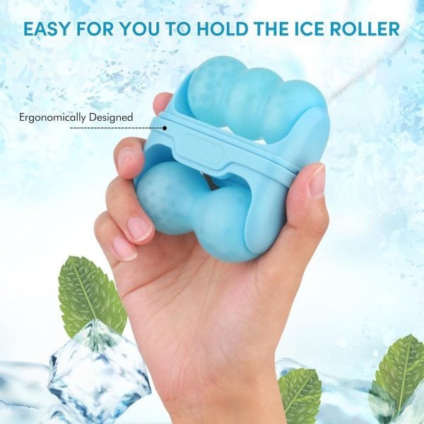 Ice Roller for Face,Eyes,Women Gifts Idea,Therapeutic Cooling to Tighten Brighten Complexion and Reduce Wrinkles,Massager Under Eye Puffiness,Migraine and Pain Relidf - Image 7