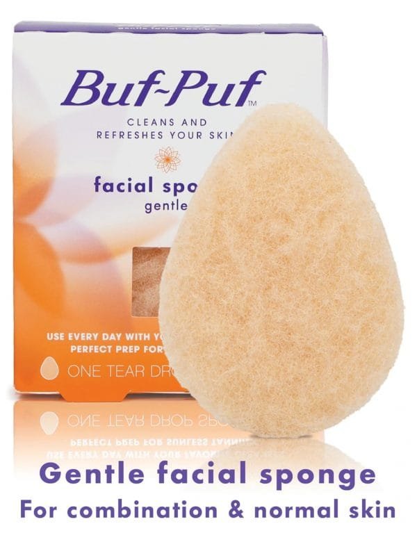 Buf-Puf Gentle Facial Sponge, Dermatologist Developed, Removes Deep Down Dirt & Makeup That Causes Breakouts and Blackheads, Reusable, Exfoliating, 1 Count - Image 5