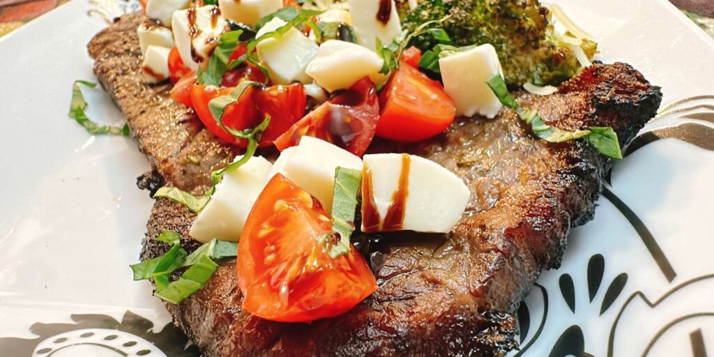 Balsamic Caprese Grilled Steak Recipe