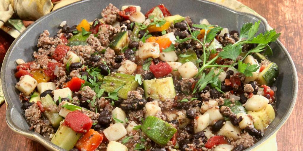 Ground Turkey and Zucchini Skillet Recipe