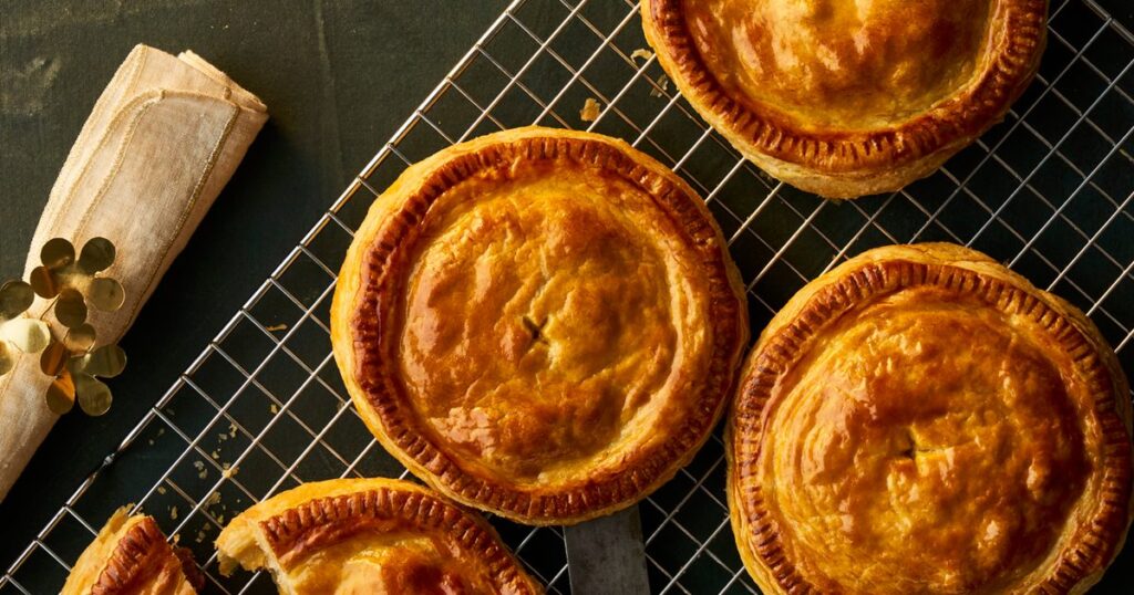 Old-fashioned beef hand pies
