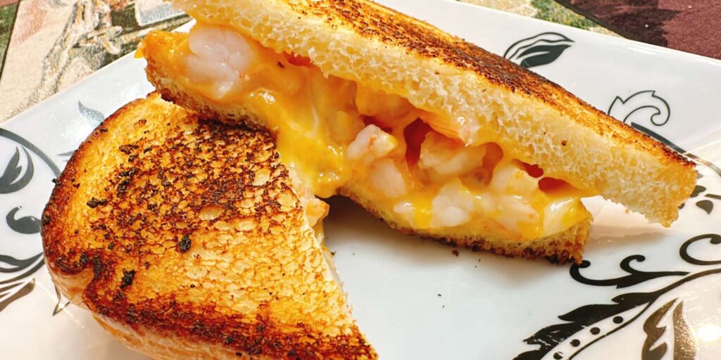 Shrimp Grilled Cheese Sandwich Recipe Shrimp Grilled Cheese Sandwich Recipe