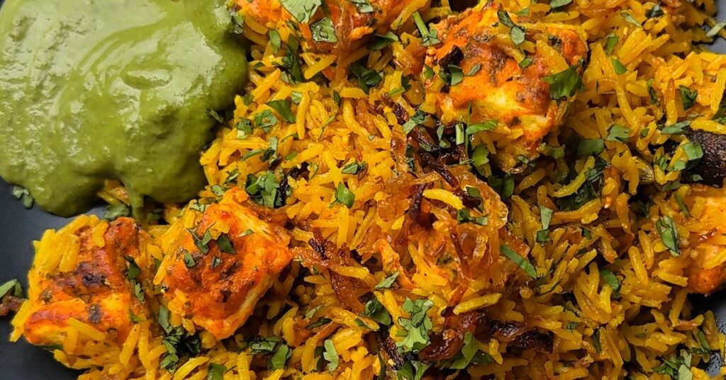 Lucknowi masala paneer pulao