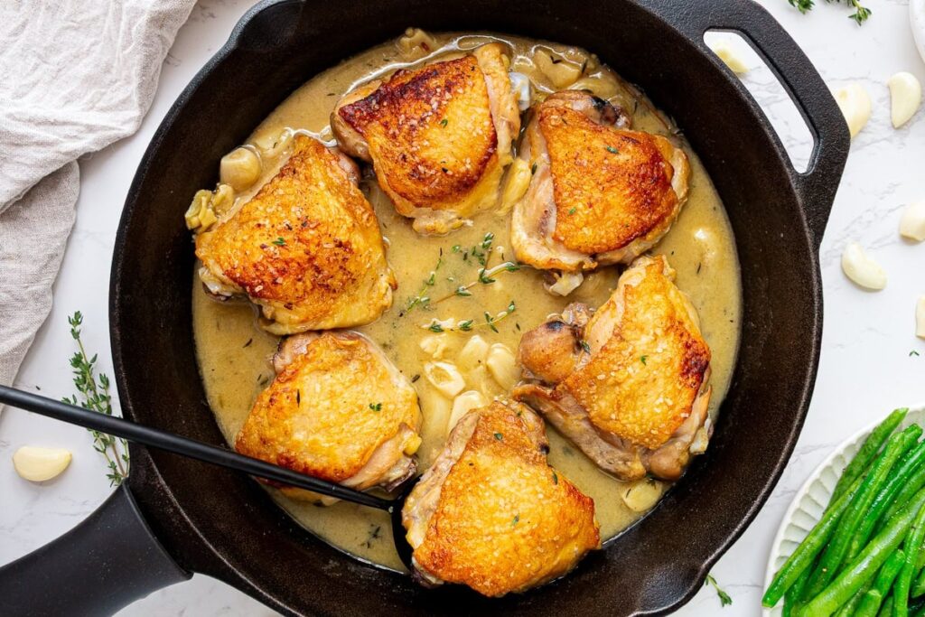 30 Cloves Garlic Chicken – Skinnytaste