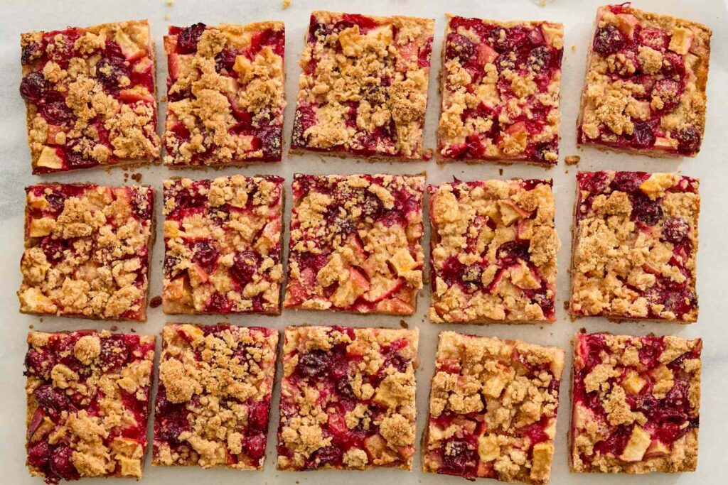 Cranberry-Apple Streusel Bars Cranberry-Apple Streusel Bars