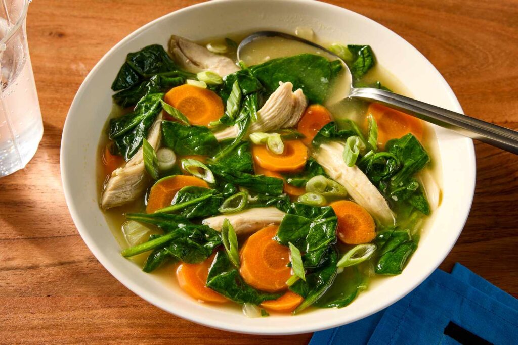 Garlic Miso Chicken Soup