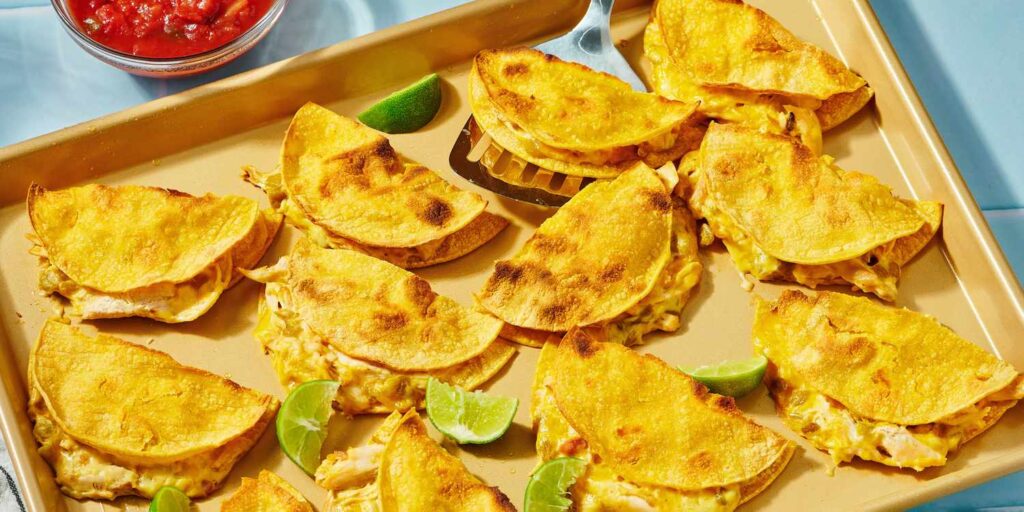 King Ranch Chicken Sheet Pan Tacos Recipe King Ranch Chicken Sheet Pan Tacos Recipe