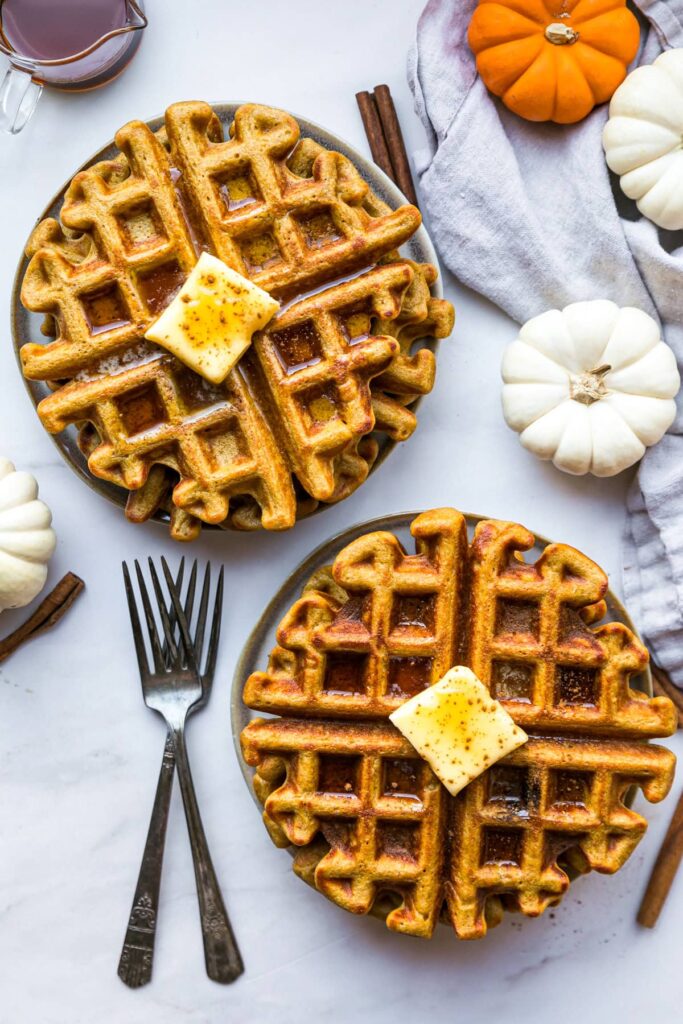 Pumpkin Waffles – Skinnytaste