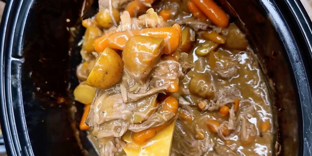 5-Ingredient Slow Cooker Pot Roast Recipe