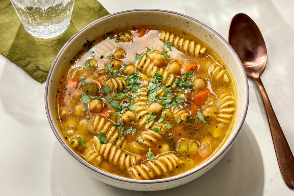 Chickpea Noodle Soup