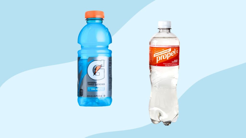 Gatorade Vs. Propel: Nutrients, Calories, and Colorings Gatorade Vs. Propel: Nutrients, Calories, and Colorings