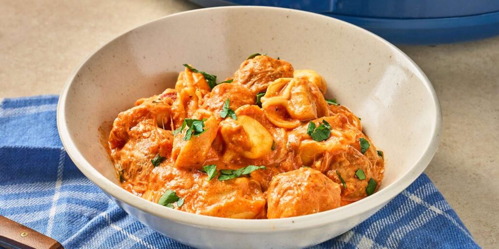 Slow Cooker Tortellini Meatballs Recipe