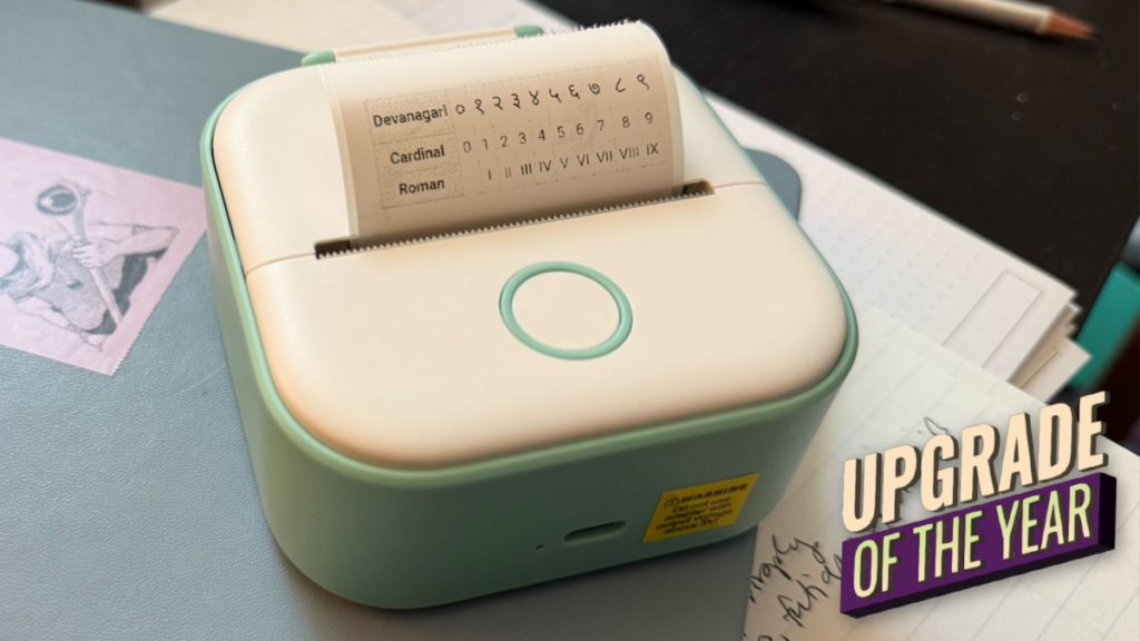 This Thermal Sticker Printer Is My Tech ‘Upgrade of the Year’