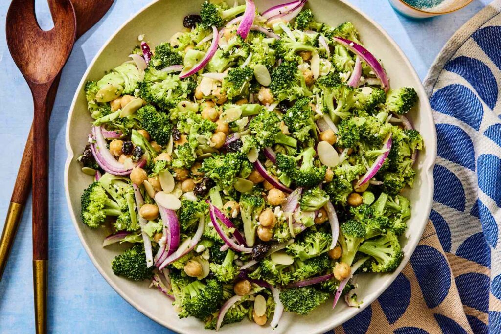 Chopped Broccoli & Chickpea Salad