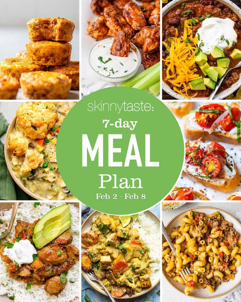 Free 7 Day Healthy Meal Plan (Feb 2-8) Free 7 Day Healthy Meal Plan (Feb 2-8)