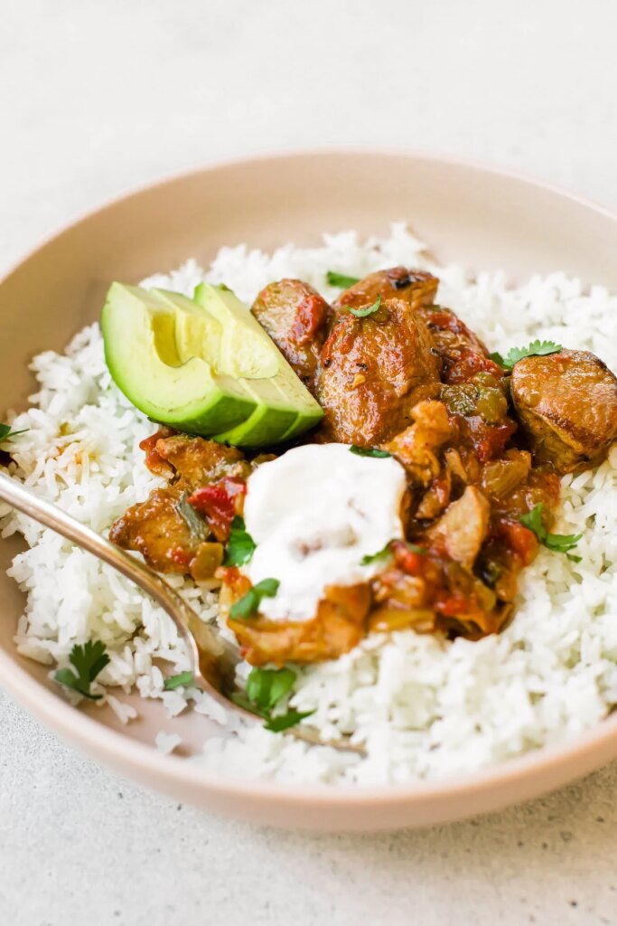 Green Chili Pork Stew (Slow Cooker Recipe) Green Chili Pork Stew (Slow Cooker Recipe)