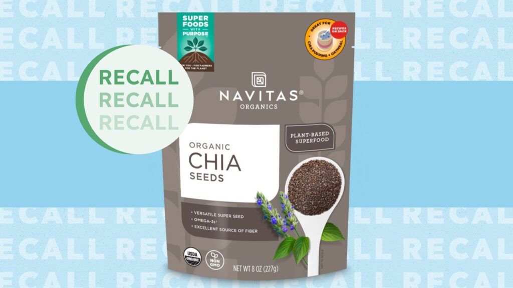 Navitas Organic Chia Seeds Sold at Whole Foods and Amazon May Pose Salmonella Risk