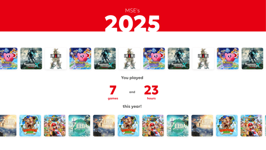 Nintendo’s 2025 Year-in-Review Is Finally Here, and It Has a Few Surprises Nintendo’s 2025 Year-in-Review Is Finally Here, and It Has a Few Surprises