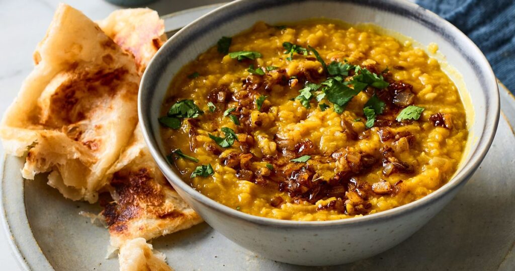 Red lentil dal (Masoor dal)