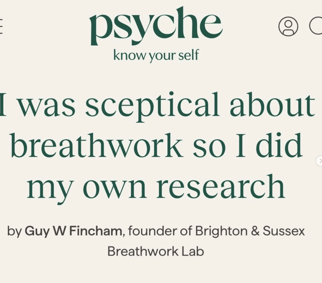 Breathwork Offers a Universally Accessible Tool for Transformation: Guy W Fincham, Founder of Brighton & Sussex Breathwork Lab