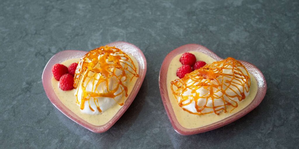 Floating Islands with Vanilla Crème Anglaise Recipe