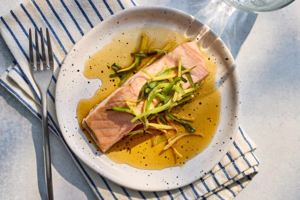 Ginger-Scallion Salmon Ginger-Scallion Salmon