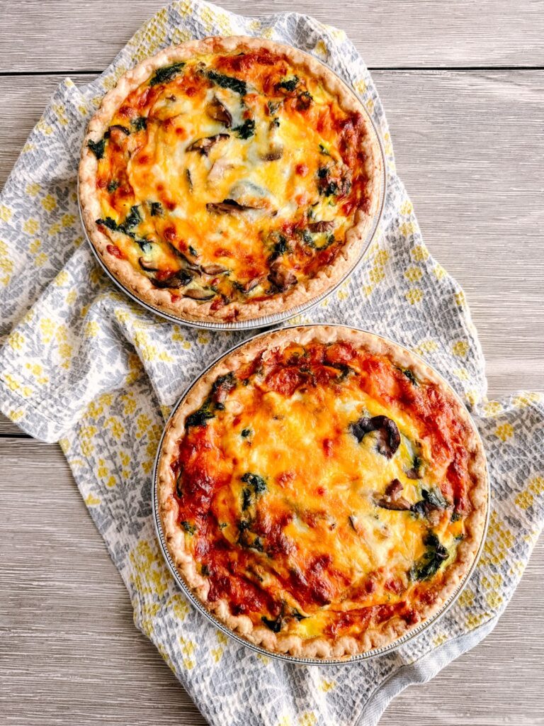 Mushroom and Kale Quiche (Double Batch For Now + Later!) • Kath Eats