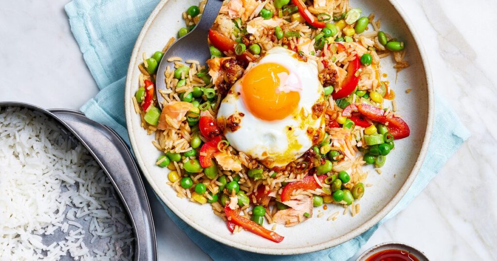 Rainbow fried rice | Good Food