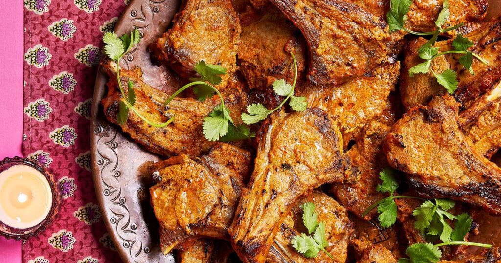Tandoori-style lamb chops recipe | Good Food