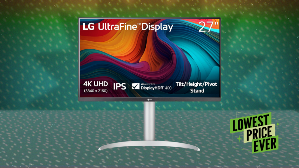 This 27-Inch LG Ultrafine 4K Monitor Just Dropped to Under 0