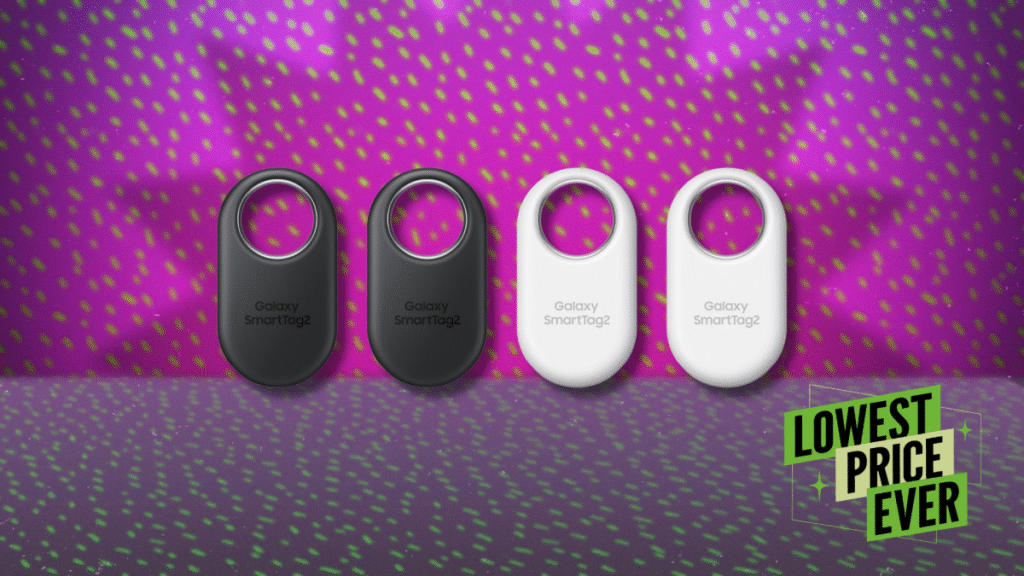 A Four-Pack Of Samsung Galaxy SmartTag 2 Tracking Tags Is  Right Now