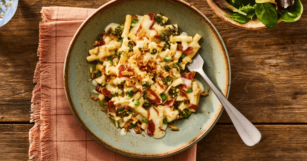 Prosciutto & tarragon mac ‘n’ cheese Prosciutto & tarragon mac ‘n’ cheese
