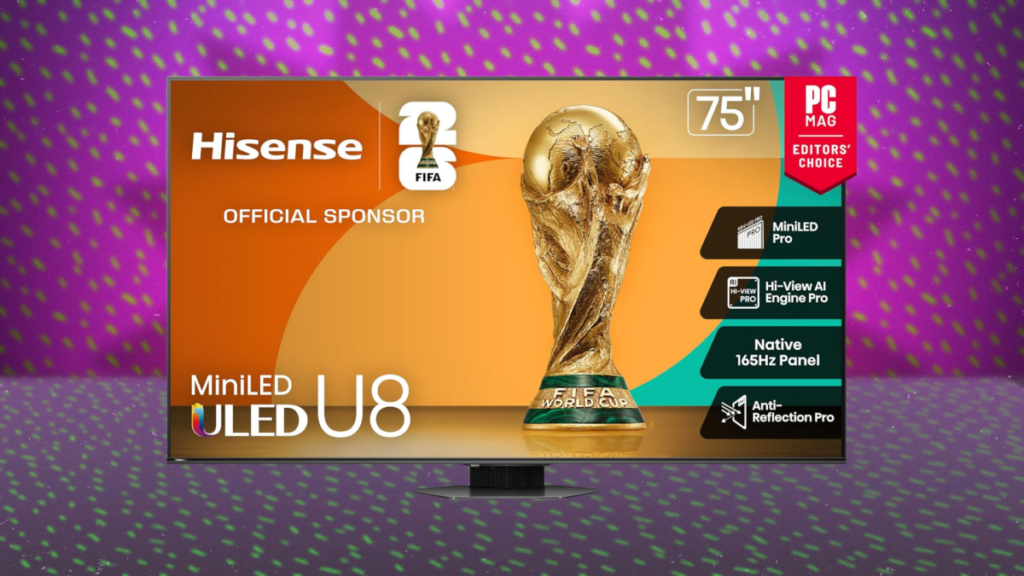 This 75-Inch Hisense Mini-LED TV Is 0 Off Right Now