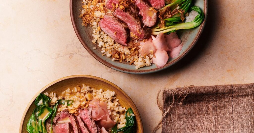Miso steak rice bowls recipe Miso steak rice bowls recipe