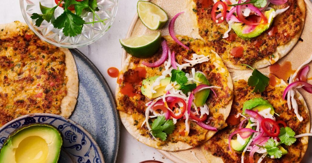 Prawn smash tacos recipe | Good Food Prawn smash tacos recipe | Good Food